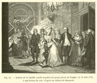 Arrival of the royal family at the Grand Prior