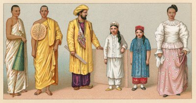 Asia Costume by French School