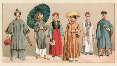 Asia Costume by French School