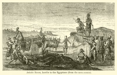 Asiatic Races, Hostile to the Egyptians, from the Monuments by French School