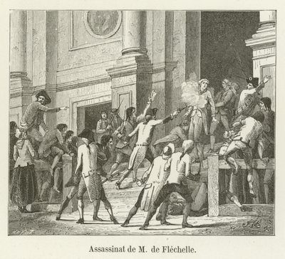 Assassination of M de Flechelle by French School