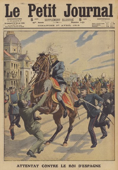 Assassination Attempt Against King Alfonso XIII of Spain by French School