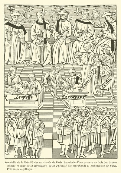 Assembly of the Provost of the Merchants of Paris by French School