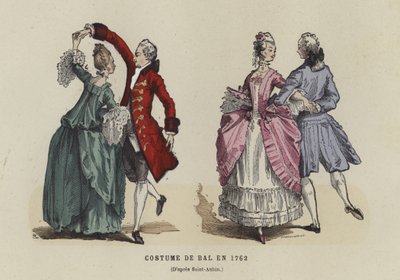 Ball Costume, 1762 by French School