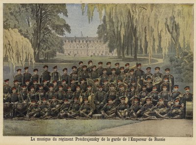 Band of the Preobrazhensky Regiment of the Russian Imperial Guard by French School