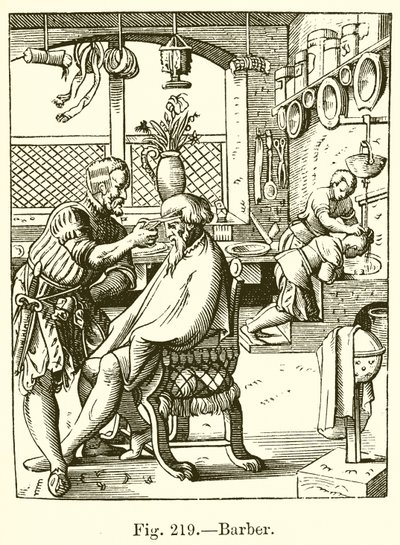 Barber by French School