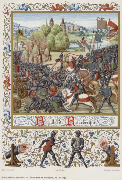 Battle of Rosebecque by French School