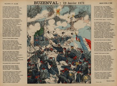 Battle of Buzenval, Franco-Prussian War by French School