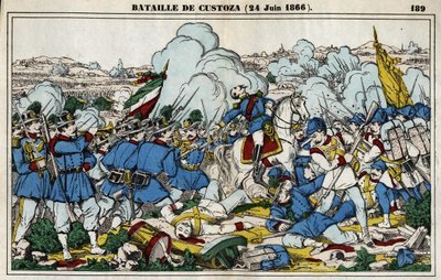 Battle of Custoza on June 24 by French School