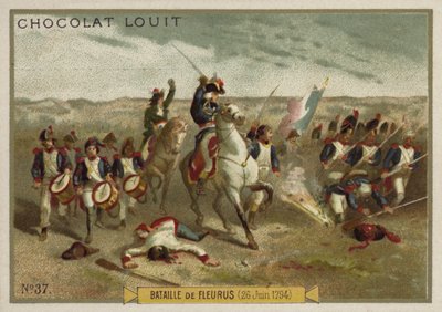 Battle of Fleurus, 26 June 1794 by French School