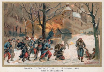 Battle of Hericourt and the Capture of Montbeliard by French School