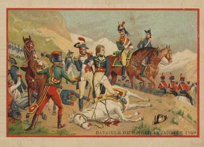 Battle of Rivoli, 14 January 1797 by French School