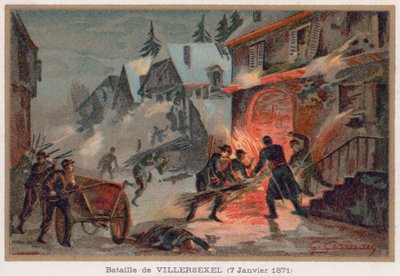 Battle of Villersexel by French School