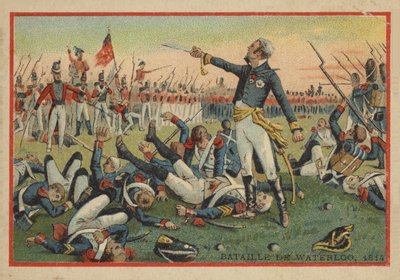 Battle of Waterloo, 1814 by French School