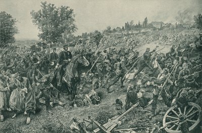 Battle of Worth, Franco-Prussian War, 6 August 1870 by French School
