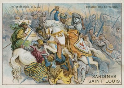 Battle of the Saracens by French School