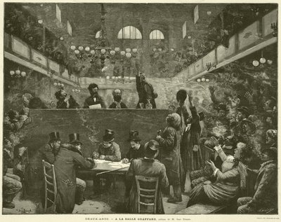 Fine Arts, At the Graffard Hall, Painting by M Jean Beraud by French School