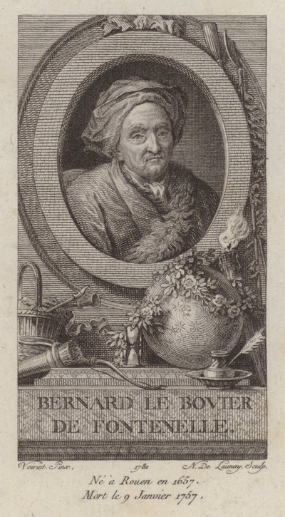 Bernard Le Bovier de Fontenelle, French author by French School