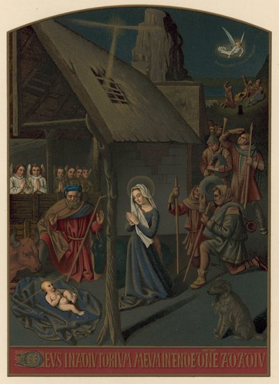 Bethlehem and the Shepherds by French School
