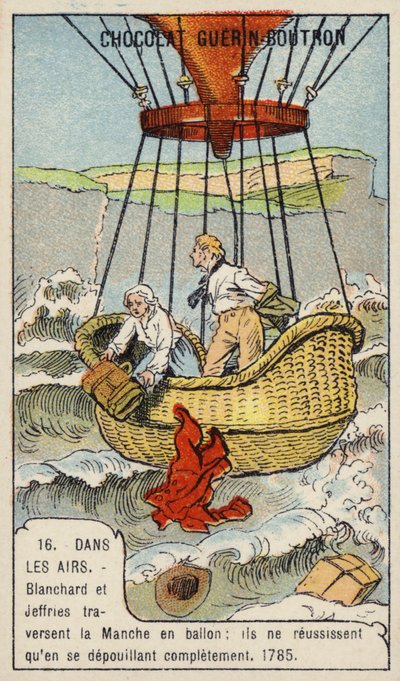 Blanchard and Jeffries make the first successful balloon flight across the English Channel by French School