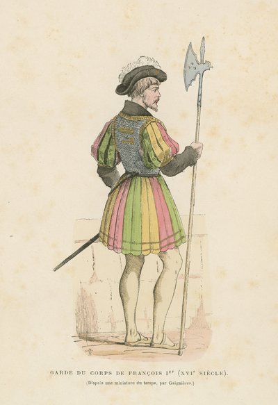 Bodyguard of Francis I of France by French School