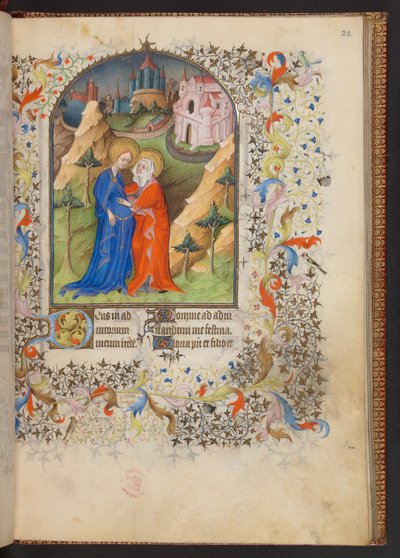 Book of Hours, Add MS 32454 f.22r, France by French School