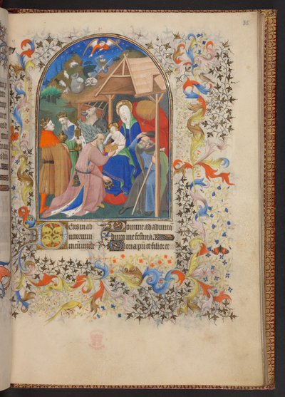 Book of Hours, Add MS 32454 f.35r, France by French School
