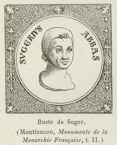 Bust of Suger by French School