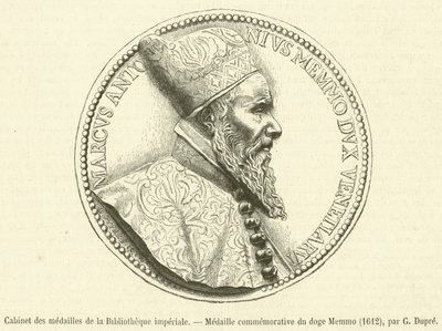 Cabinet of Medals of the Imperial Library, Commemorative Medal of Doge Memmo by French School