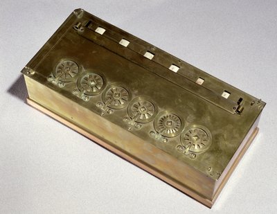 Calculating Machine Invented by Blaise Pascal in 1642 by French School