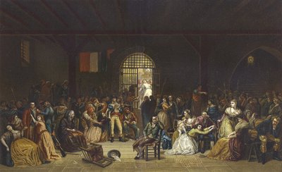 Call for the Last Victims of the Terror at the St Lazare Prison, French Revolution, 1794 by French School