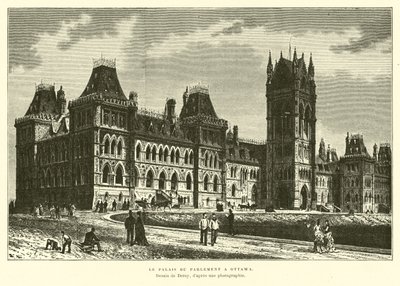 Canadian Parliament, Ottawa by French School