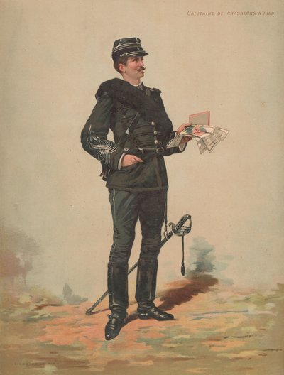 Captain of Foot Chasseurs by French School