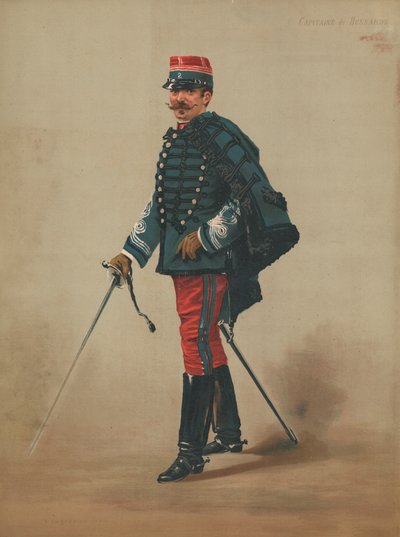 Captain of Hussars by French School