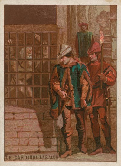 Cardinal Jean La Balue in prison in 1469 by French School