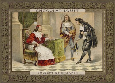 Cardinal Mazarin and Jean-Baptiste Colbert, 17th Century by French School