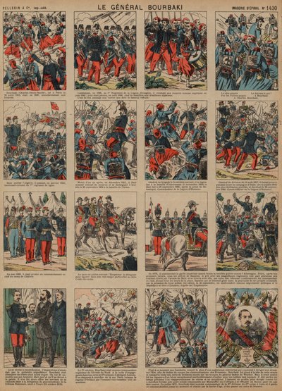 Career of French General Charles-Denis Bourbaki by French School