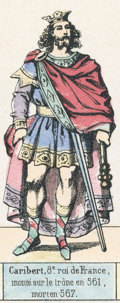 Charibert, 8th King of France, Ascended the Throne in 561, Died in 567 by French School
