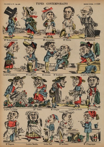 Caricatures by French School