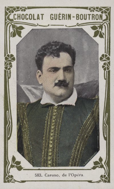 Caruso, from the Opera by French School