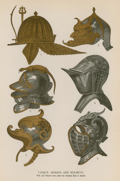 Casque, Morion, and Helmets by French School