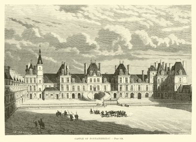 Castle of Fontainebleau by French School