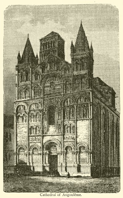Cathedral of Angouleme by French School