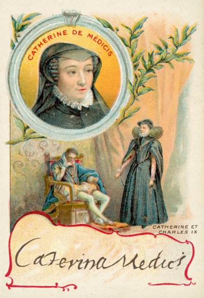 Catherine de Medici and Her Husband, Charles IX of France by French School