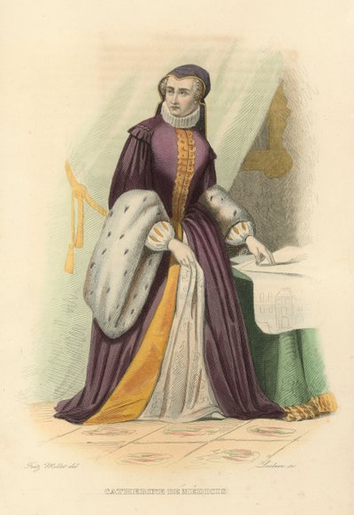 Catherine de Medici by French School