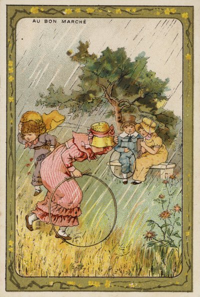 Caught out in the rain by French School