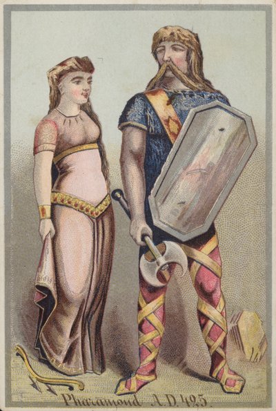 Celtic Gentleman and Woman by French School
