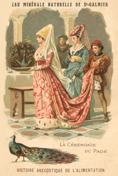 Ceremony of the Peacock by French School