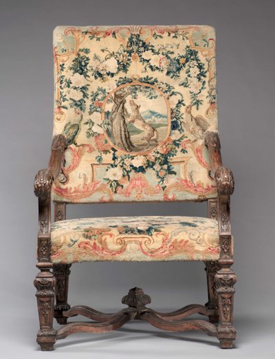 Chair, manufacturer Savonnerie Factory, before 1717 by French School