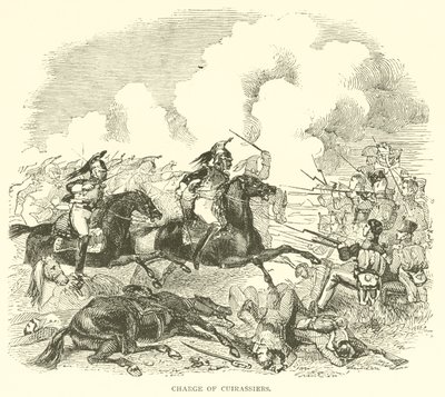 Charge of Cuirassiers (engraving) by French School